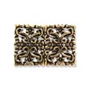 Hartmann-Knöpfe Gold Antique Colours Square Costume Clasp Aprons Clasp Dirndl