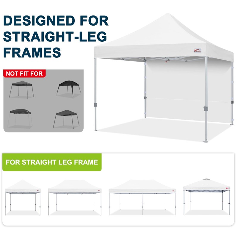 MasterCanopy Pannello laterale per gazebo pop-up da 2,5 x 2,5