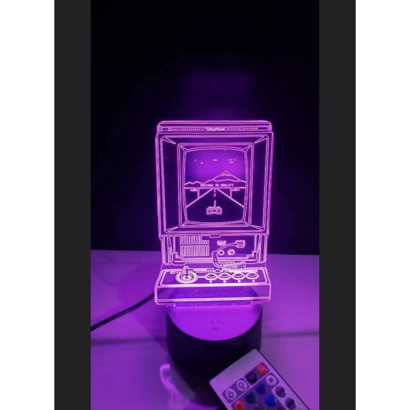 theTDshop VECTREX 3D LED Acrylic Lighted Lamp 8 Colors+Remote (Show