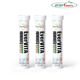[에버비타] 발포 비타민C 1000 (4gx18정x3통)/레몬맛 [Evervita] Effervescent Vitamin C 1000 (4g x 18 tablets x 3 bottles) / Lemon Flavor
