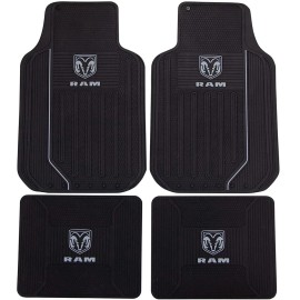 PlastiColor New Ram Logo Car Truck All Weather Front And Rear Floor Mats