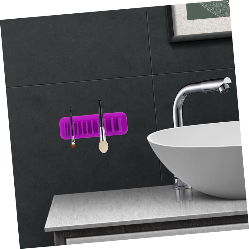 OHPHCALL Makeup Brush Rack Wall Mount Travel Makeup Brush Dryer