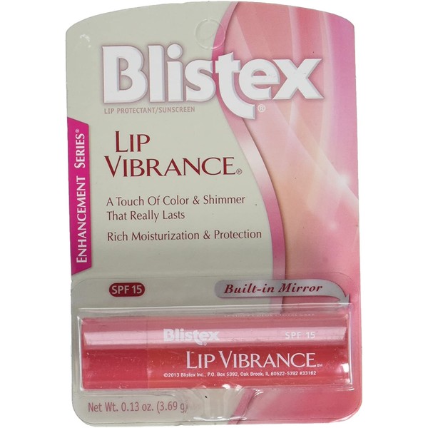 Blistex Lip Vibrance, Lip Protectant, SPF 15 0.13 oz - Pack of 1