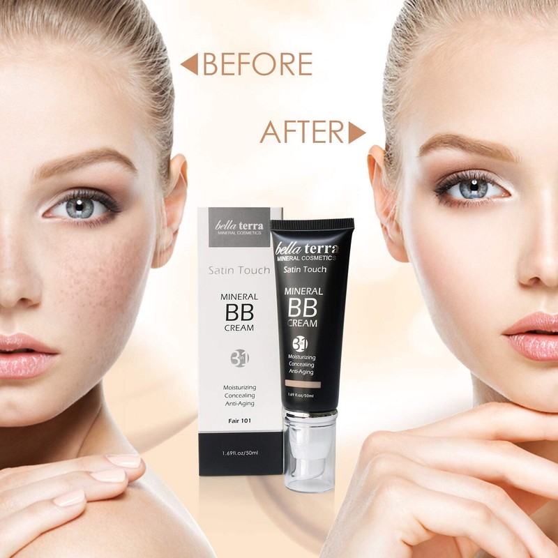 Bellaterra Cosmetics BB Cream – Tinted Moisturizer & Mineral Foundation