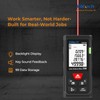 Elitech Laser Measurement Tool 165 Ft, Distance Measuring Meters with