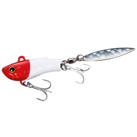 Shimano JL-X13Y 003 Spin Tail Jig, Exsense, Salvage Blade, High Peel, 0.5 oz (13 g), ST Red Head