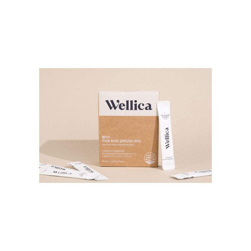 Wellica Liposome White Glutathione Vitamin C 6 Boxes / 웰리카
