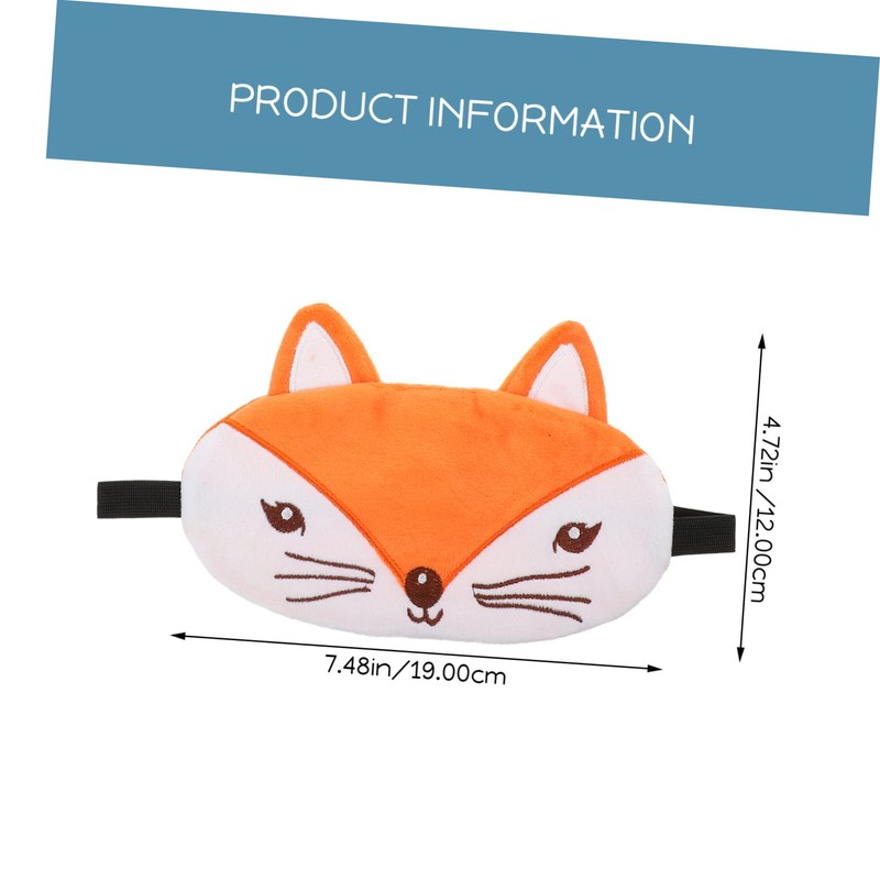 Mikinona 2Pcs Adorable Cartoon Animal Sleep Eye Masks Comfortable Light