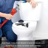 Toilet Flush Button, Black Toilet Push Button Flush Replacement, ABS