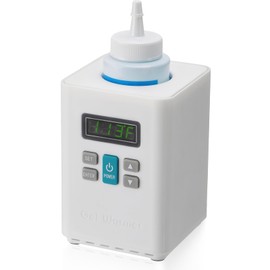 PER4MANCE Single-Bottle Ultrasound Gel Warmer, Adjustable Temperature (93-113℉) & Overtemperature Alarm, Inverted Gel Bottle Slot to Enhance Patient's Comfort and Image Quality