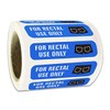 500 for Rectal Use Only Stickers Waterproof - 1.5" x