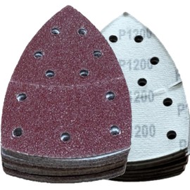 Sandpaper Triangular Sander, Pack of 60, Grain 1,200, 105 x 152, Delta Sander Sandpaper, Sandpaper for Triangular Sanders