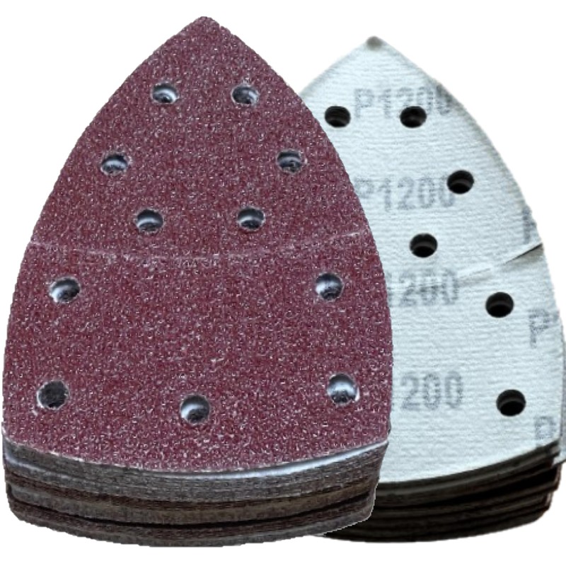 Sandpaper Triangular Sander, Pack of 60, Grain 1,200, 105 x