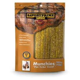 Savory Prime 12-Pack Munchie Strips, 5-Inch, Chicken