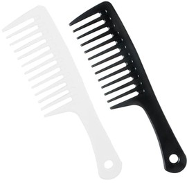 IBLUE Paquete de 2 Peines para Mujer Y Hombre, Peines Profesionales para Estilistas, Peine de Dientes Finos Y Anchos para Todo Tipo de Cabello, Juego 