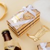 Uezea 12 Pack Cowboy Boot Bottle Opener Wedding Favors with