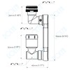 ROLYA 1080 Degree Rotating Faucet Extender Kitchen Sink Aerator Extension
