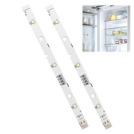 Pack of 2 LED Fridge Light for Rongsheng Hisense Gorenje Fridge E349766 MDDZ-162A 1629348 1529227, DC12V 2W Fridge Lamp Cool White, Light Strip Replacement Parts for Refrigerators