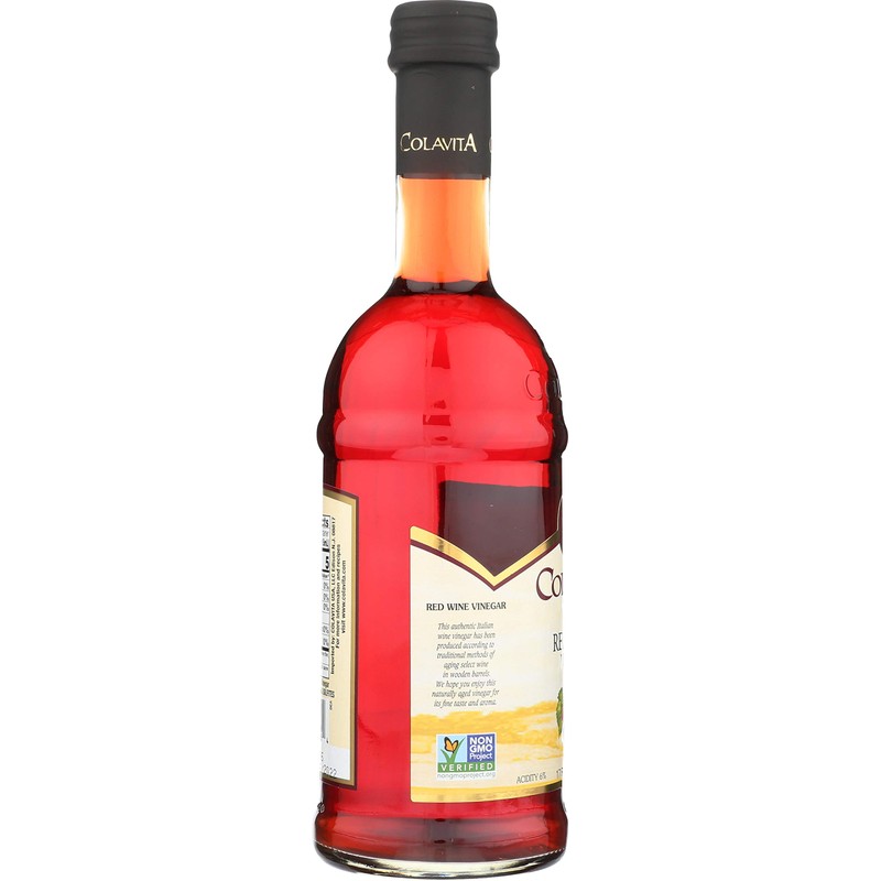 Colavita Aged Red Wine Vinegar, 17 Ounce (Pack of 12)