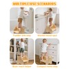 Wooden Toddler Step Stool for Kids - Non Slip 2