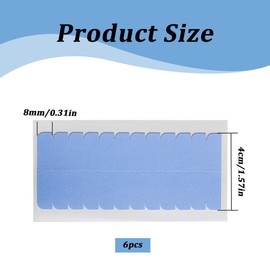 YAYNO 72 Stück Tape Extensions Klebeband für Hair Hohe mit Mini Kunststoff Schaber Klebekraft Haar Klebeband Haareinschlag Transparent Tapes Klebestreifen Extensions Ersatztapes für Tape Extensions