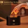 Simulation Flame Humidifier Auto Shut Off USB Aromatherapy Mist Humidifier
