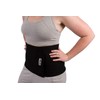 GoFit Waist Away Neoprene Waist Reducing Belt,Black,One Size