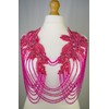 Feathers Creation Ltd Rhinestone Applique with Chains and Motif Applique