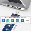 JIEYUCHU M.2 to USB3.0 Adapter, SATA SSD to USB 3.0