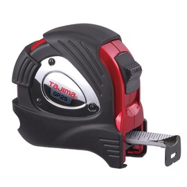 TAJIMA Tape Measure - 25 ft x 1 inch G-Plus Measuring Tape with Armored Case & Acrylic Coated Blade - GP-25BW
