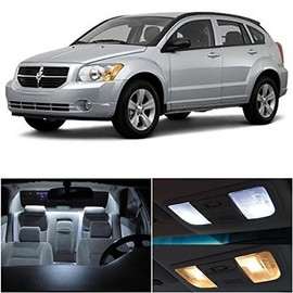 LEDpartsNow Interior LED Lights Replacement for 2007-2012 Dodge Caliber Accessories Package Kit (6 Bulbs), WHITE