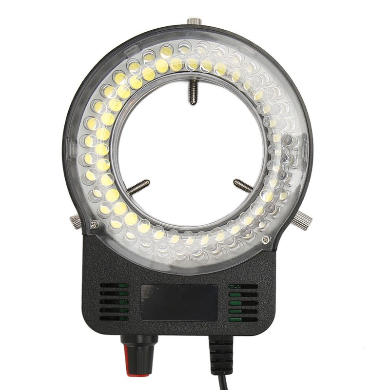 Microscope Ring Light 52 LED Beads Adjustable Easy Mounting Ring