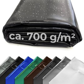 Lorry Tarpaulin, 700 g, Sold by the Metre, PVC Tarpaulin, Tarpaulin, High-Quality, Painted on Both Sides, Easy to Clean, 100% Waterproof, High UV Resistance, High Tensile Strength