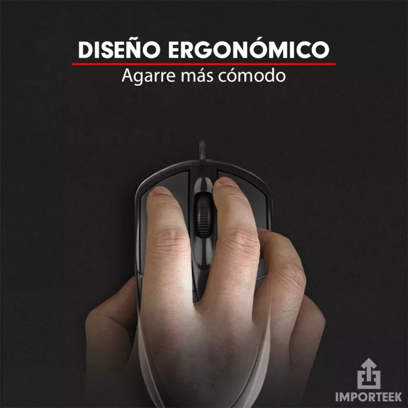 Importeek 20pz Mouse Optico Alambric Usb Ergonomico Portatil Pc Laptop