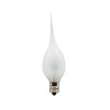 Creative Hobbies Silicone Dipped Flicker Flame C7 Bulbs, 1W 120V,