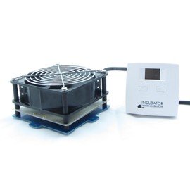 Incubator Warehouse IncuKit™ XL for Cabinet Incubators - IncuStat™ Basic Thermostat for Incubator - 1x Incubator Heating Fan - 1x Incubator Heater Unit (125 Watts) - Egg Incubator Kit