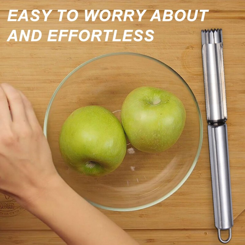 Apple Corer, Easy Removal of Apple Kernels, Apple Cutter, Stainless