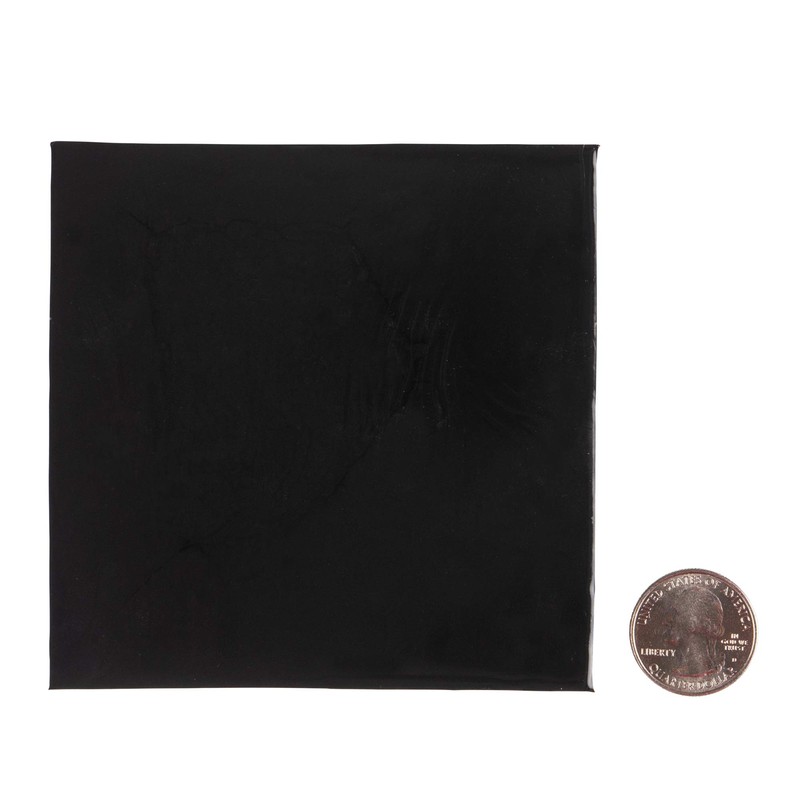 Sorbothane Vibration Isolation Square Pad, 4"x4", 2 Pack (70 Duro,