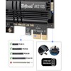 WiFi 6E AX5400 PCIe WiFi Card (Intel AX210), Up to