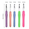 RDNKVB Large Crochet Hooks with Soft Handles Needles and Stitch