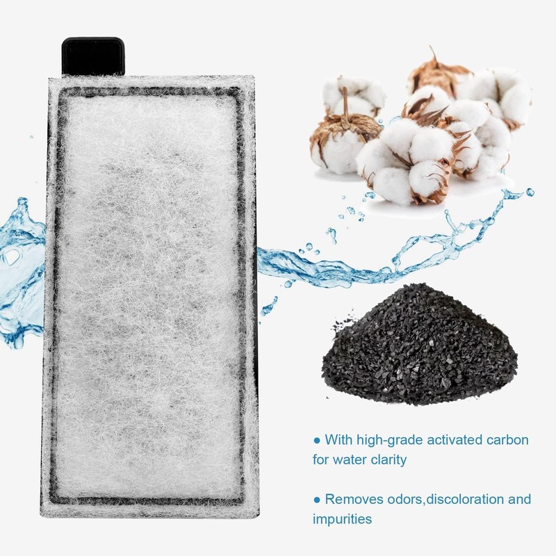 AQQA 8 Pack Aquarium Filter Cartridge Replacement Fish Tank Filter