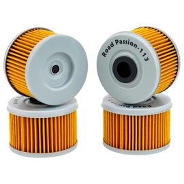 Carretera pasión Filtro de aceite para Honda trx420te trx420tm Fourtrax Rancher es 420 2007 – 2016 trx420te1 trx420tm1 2014 – 2016 (paquete de 4)