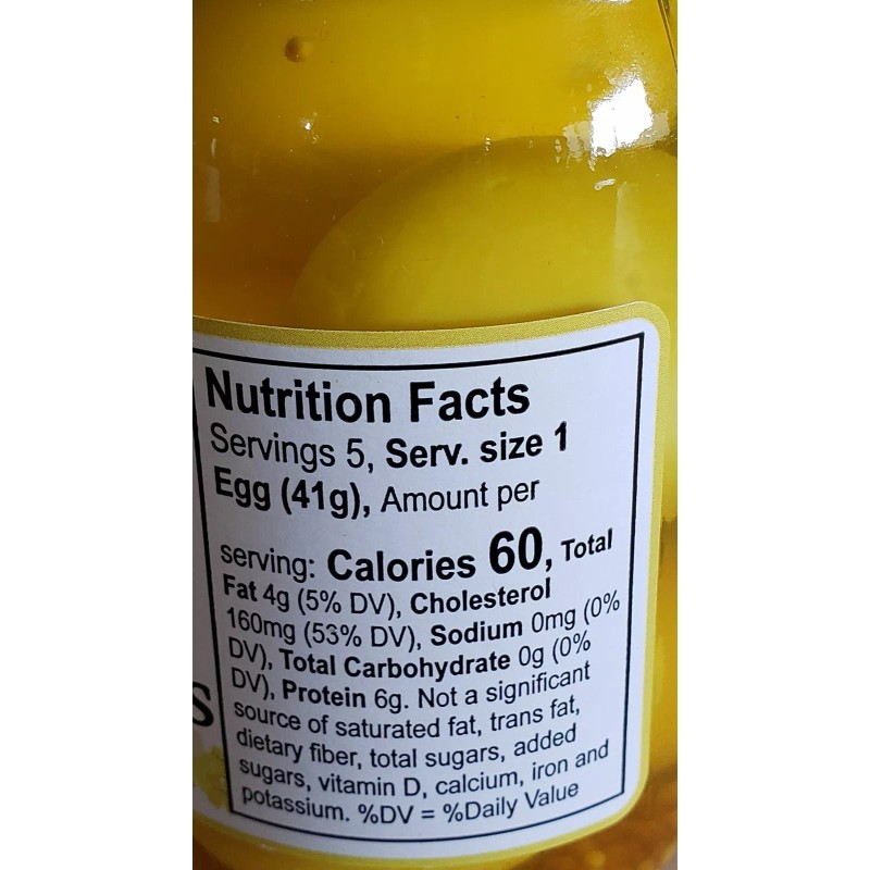 Amish Trading Post Mustard Eggs Pickled 5 eggs