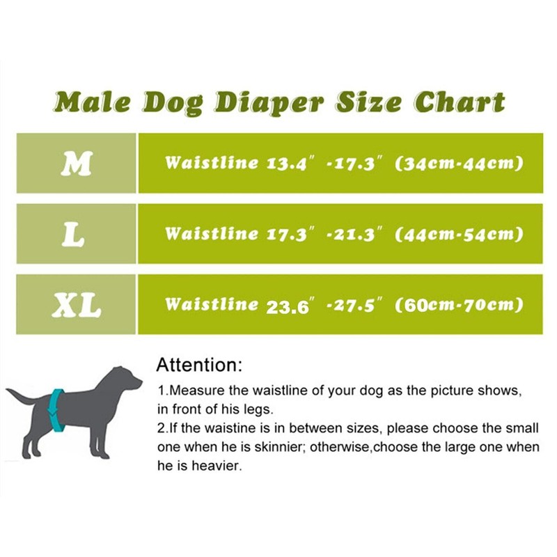 Washable Nappies for Dogs and Dogs for Belly Bands