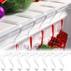 Christmas Stocking Holders Acrylic Stocking Hangers for Mantel Transparent Stocking