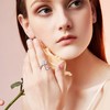 Alphm 925 Sterling Silver Hen Chicken Ring for Women Adjustable