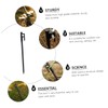 BIUDECO Strong Cast Iron Tent Nails 2pcs Camping Stakes for