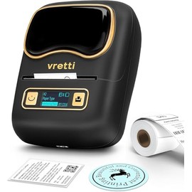 vretti Máquina etiquetadora con cinta, impresora de etiquetas de 2 pulgadas, etiquetadoras Bluetooth K2, etiquetadora térmica para ropa, dirección, có