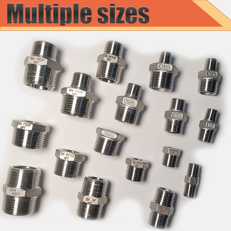 1” Male x 3/4"Male NPT Threaded Reducing Nipple Pipe Fitting