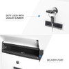 Locking Mailbox Wall Mounted,Security Metal Mailbox Drop Box, Mail Boxes